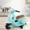 Plastic Licensed Kids Ride-On Motorcycle Vespa with LED Headlight and Horn Sound